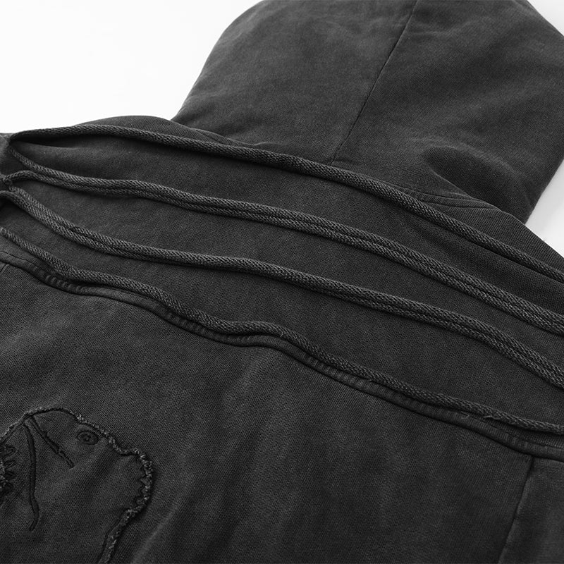 Double Layer Distressed Washed hoodies ($59)