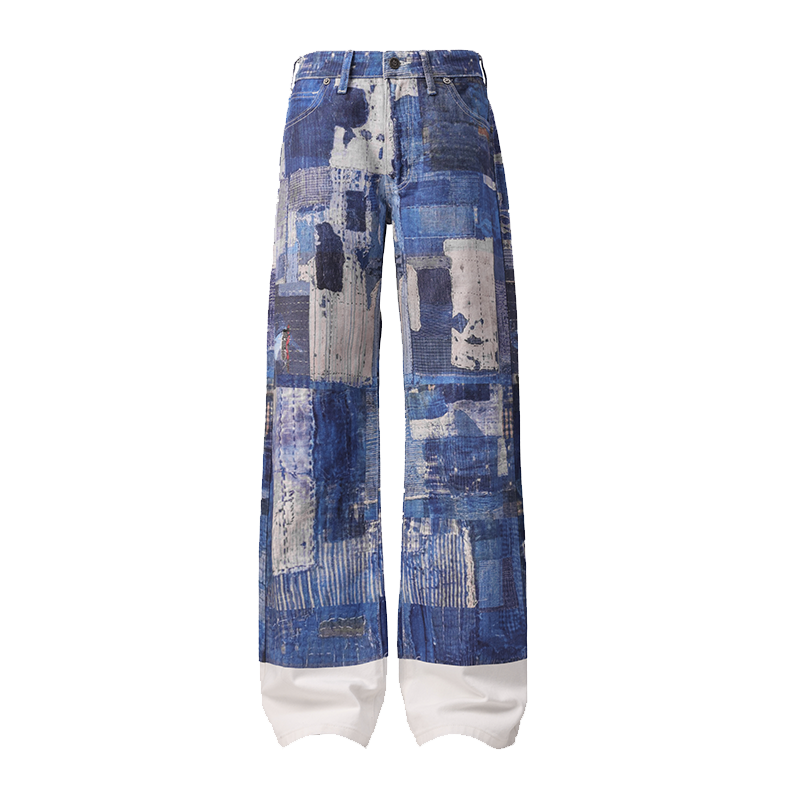 High Street Digital Printing Denim Jeans ($39)