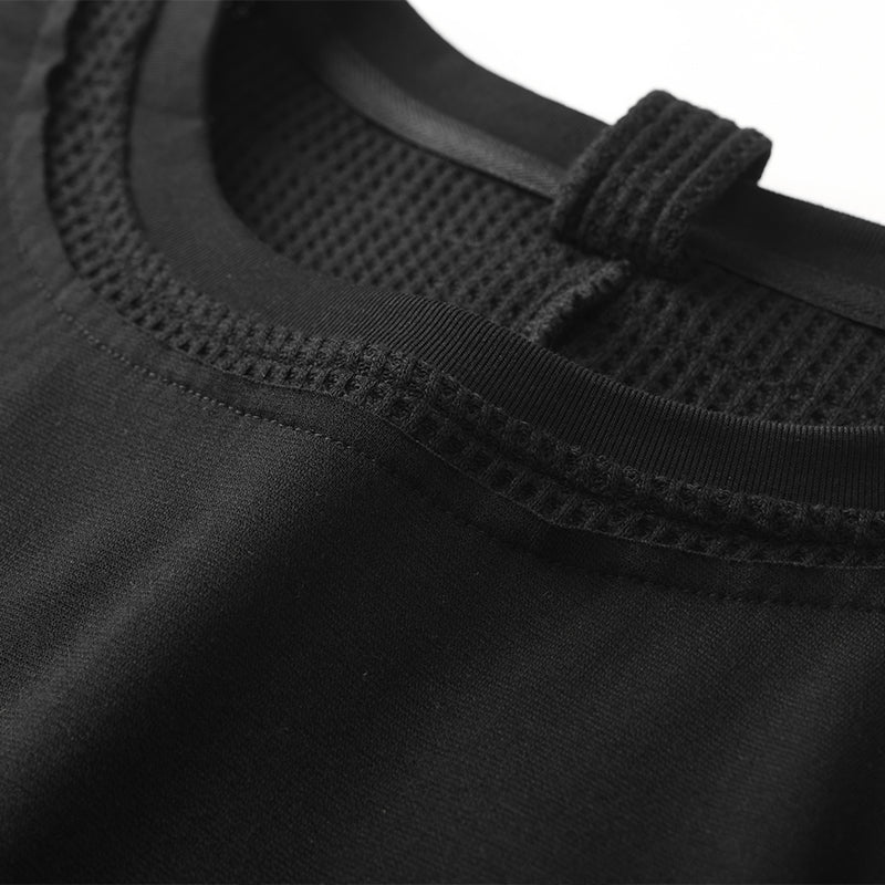 Distressed Double Layer Black Sweatshirt ($49)