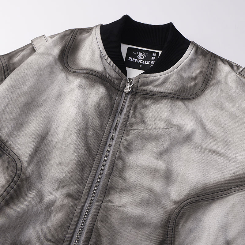 Spray On Bomber Jeans Jacket ($49)