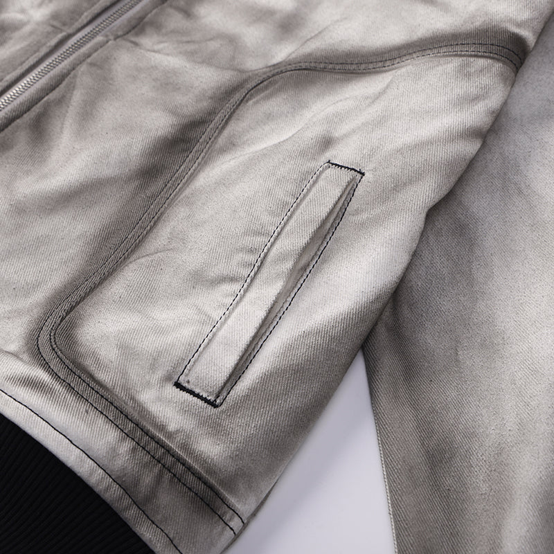 Spray On Bomber Jeans Jacket ($49)