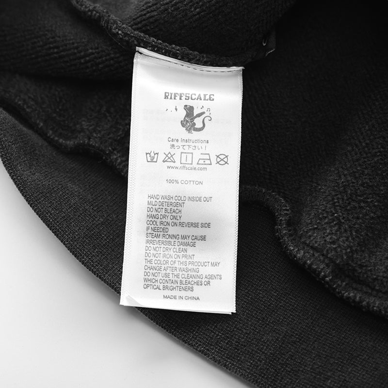 Vintage Washed Screen Printed Hoodies($52)