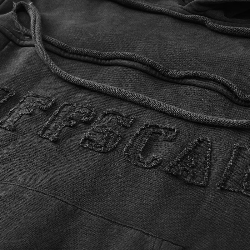 Double Layer Distressed Washed hoodies ($59)
