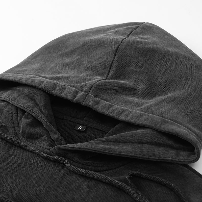 Double Layer Distressed Washed hoodies ($59)