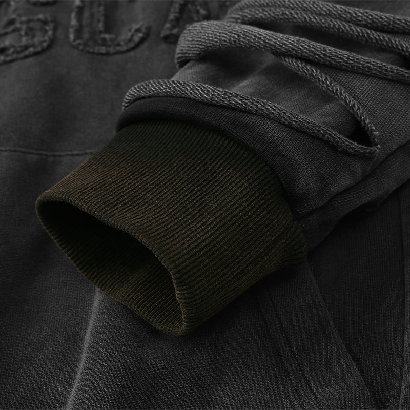Double Layer Distressed Washed hoodies ($59)
