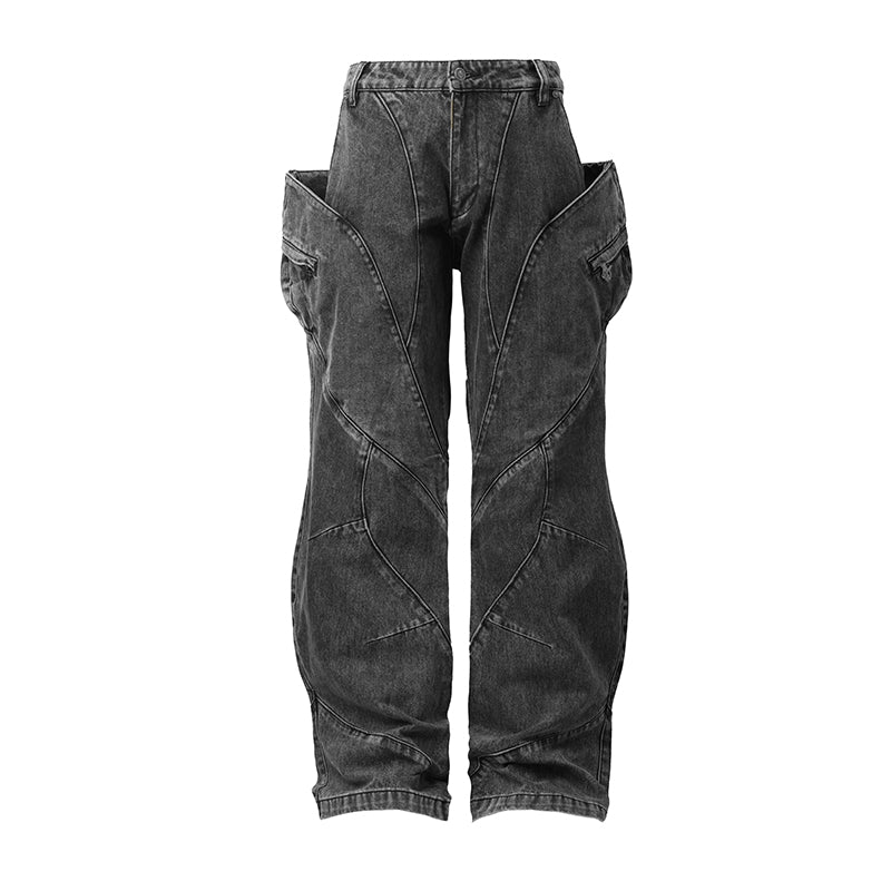 Super Oversized Pocket Cargo Jeans ($59)