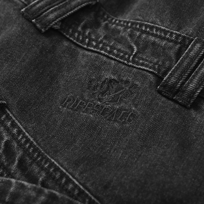 Waist Patchwork Embroidery Denim Jacket ($59)