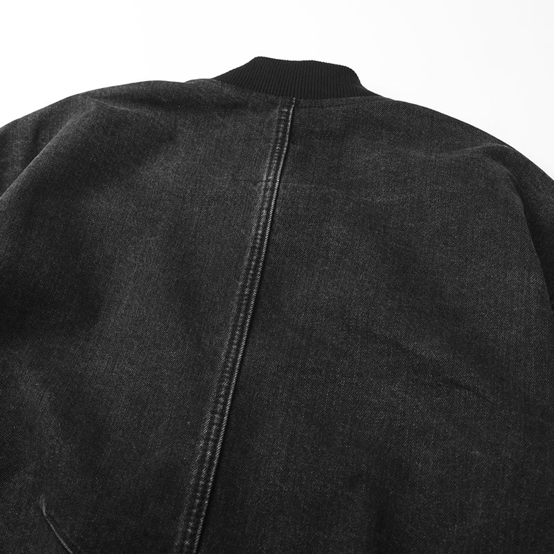 Waist Patchwork Embroidery Denim Jacket ($59)