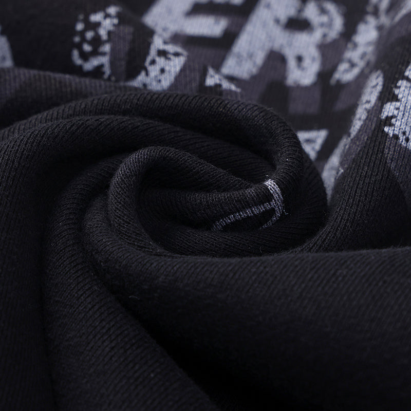 Hand-Stitched Graphic Zipper Washed Hoodie ($59)