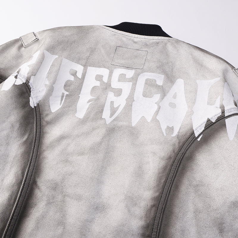 Spray On Bomber Jeans Jacket ($49)