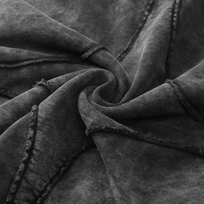 Men’s Retro Washed Zipper-Sleeve Hooded Sweatshirt($57)