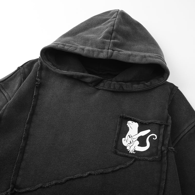 Vintage Washed Screen Printed Hoodies($52)