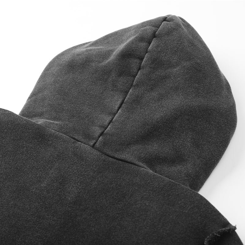 Vintage Washed Screen Printed Hoodies($52)