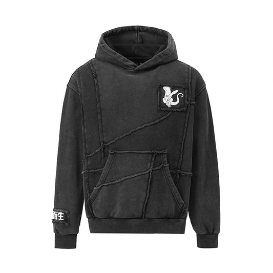 Vintage Washed Screen Printed Hoodies($52)